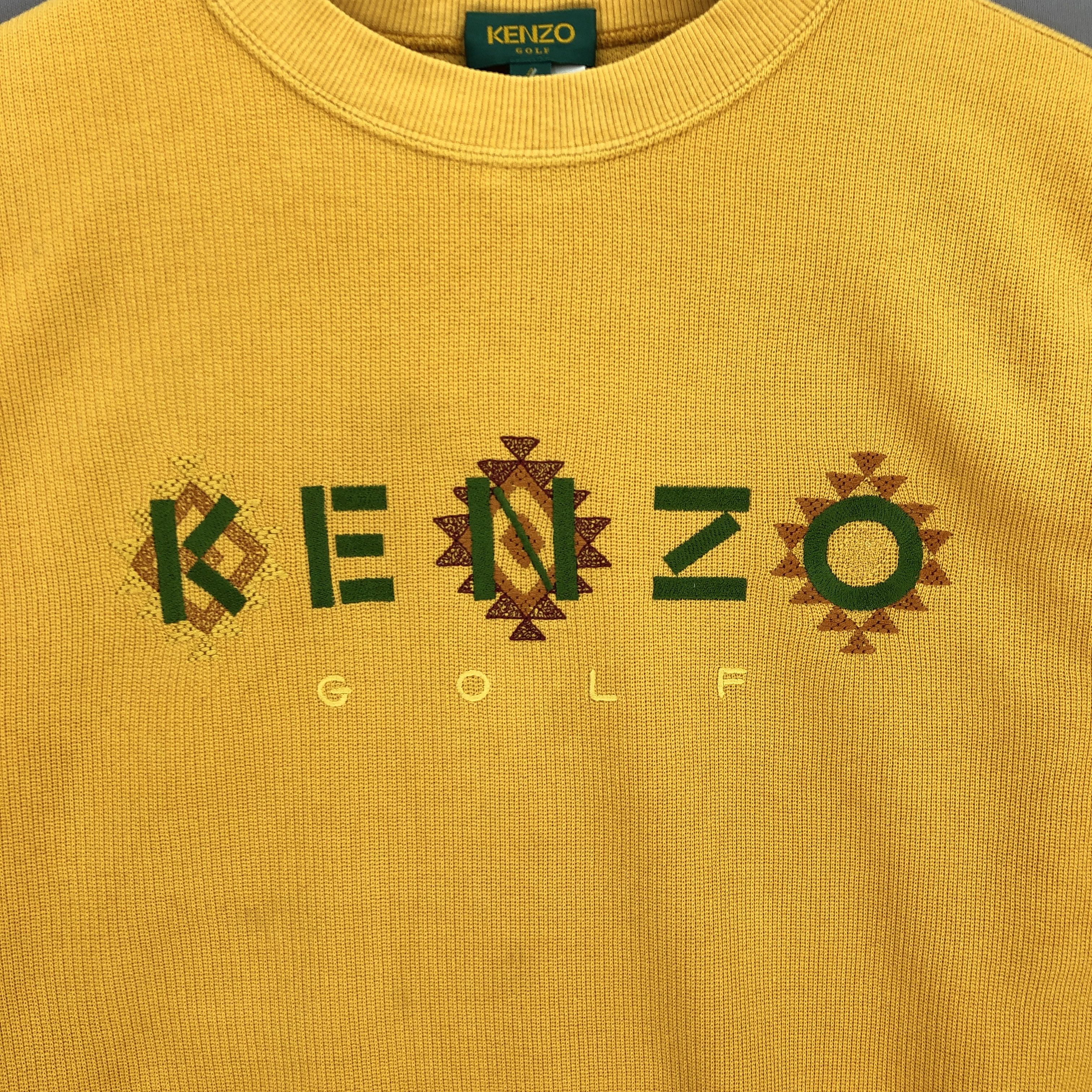 Kenzo × Vintage Vintage Kenzo Sweatshirt Embroidery Kenzo Sweater Jumper Size US M / EU 48-50 / 2 - 3 Thumbnail