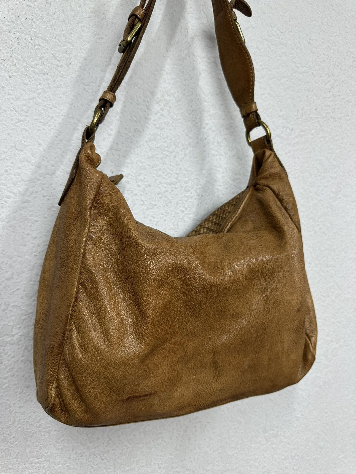 14th Addiction Vintage Leather Bag Hobo Avantgarde AS 98 style western Goa Size ONE SIZE - 10 Thumbnail
