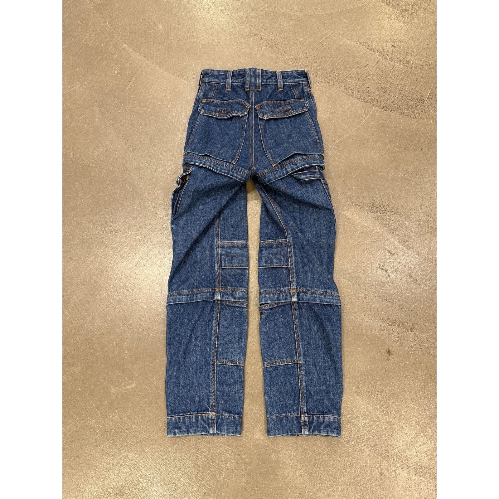 Balenciaga 2017 Balenciaga runway convertible cargo denim pants Size 24" / US 00 / IT 34 - 2 Thumbnail