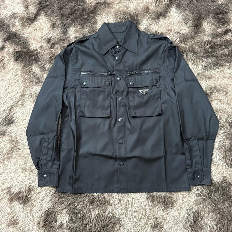 Prada Prada Triangle Logo Nylon Utility Jacket Size US S / EU 44-46 / 1 - 1 Thumbnail