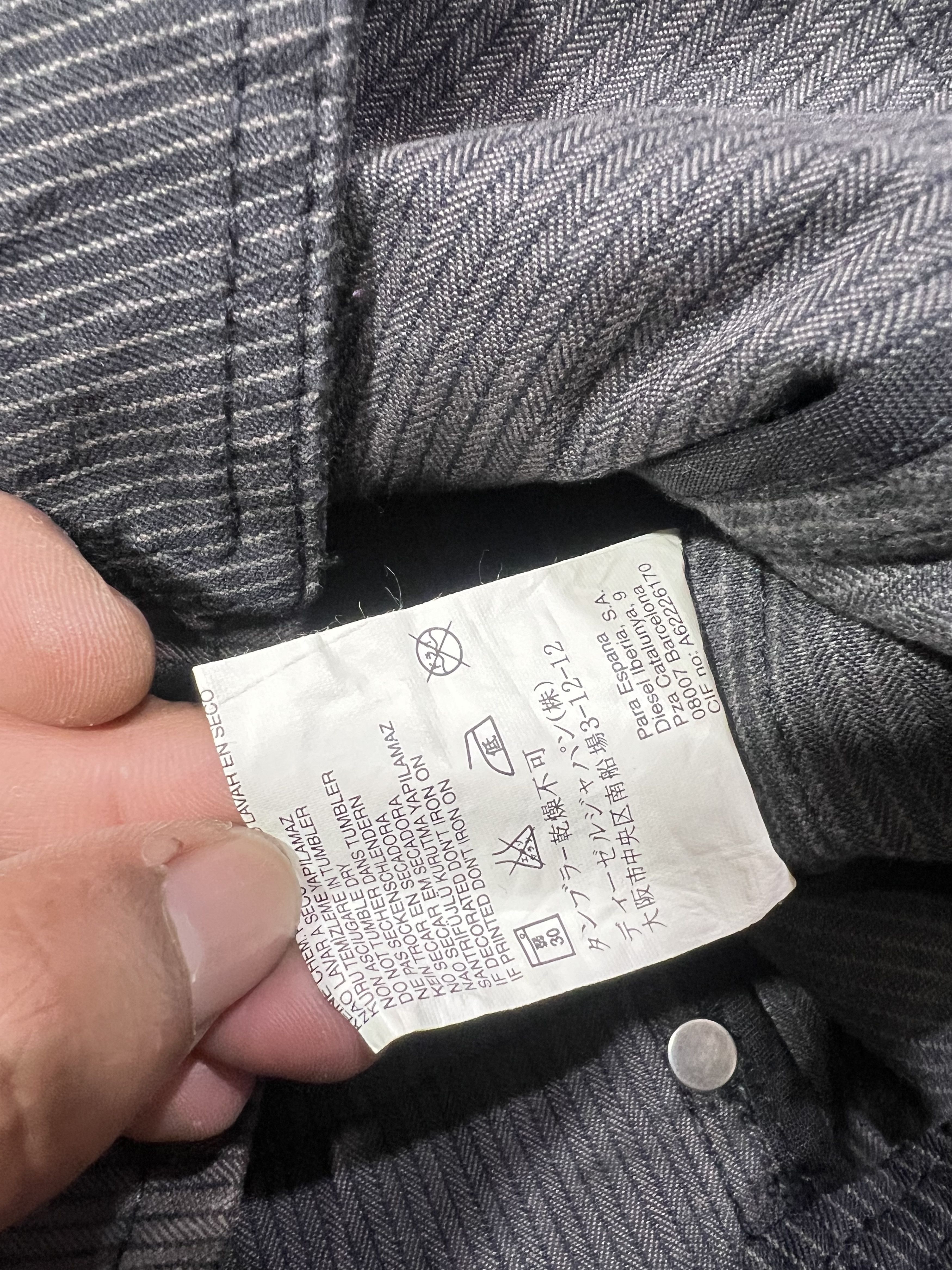 Diesel 2000s Archival Diesel Asymmetric Work Hybrid y2k Lgb Ifsix Size US S / EU 44-46 / 1 - 10 Thumbnail