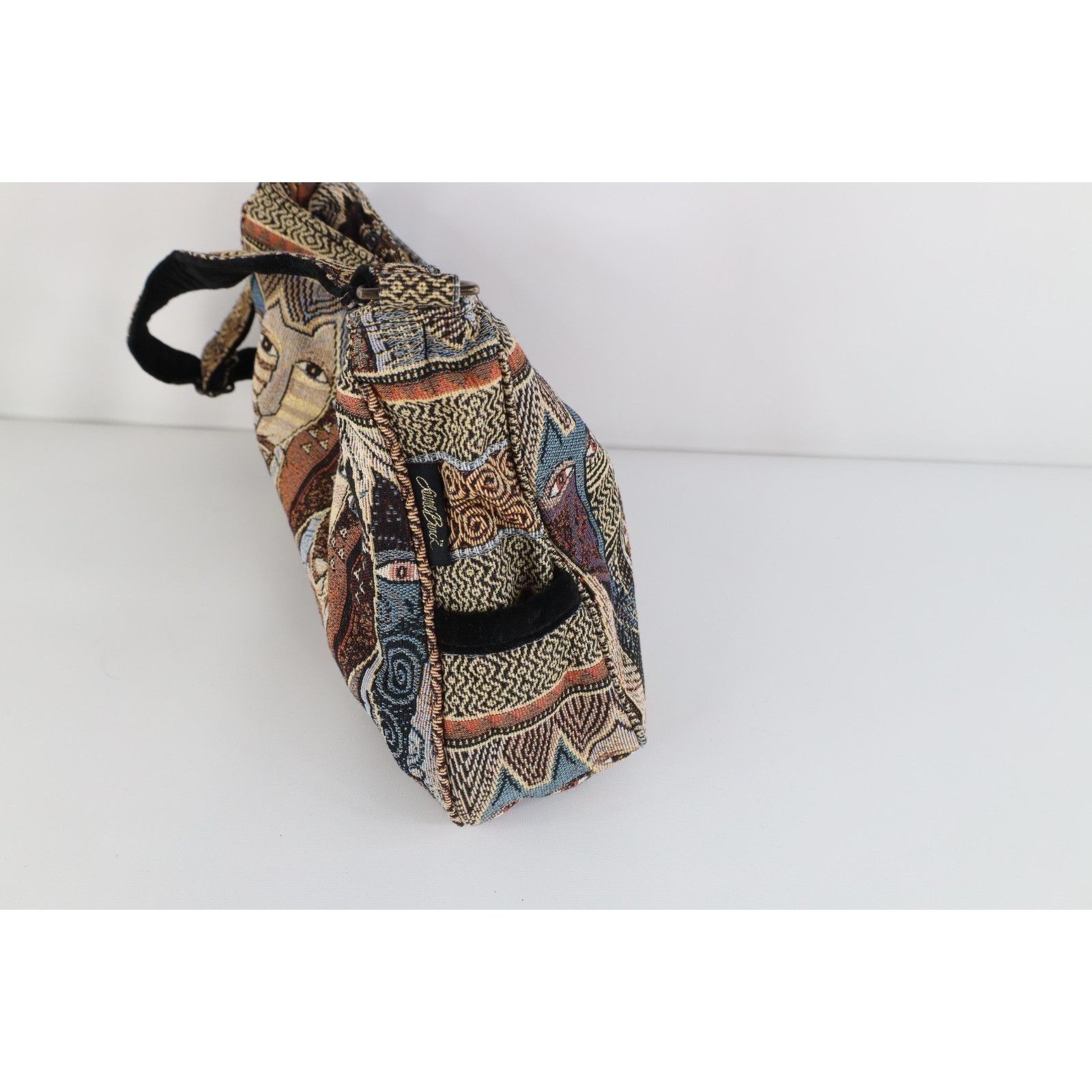 Vintage Vintage 90s Y2K Streetwear Cat Kitten Needlepoint Purse Size ONE SIZE - 4 Thumbnail
