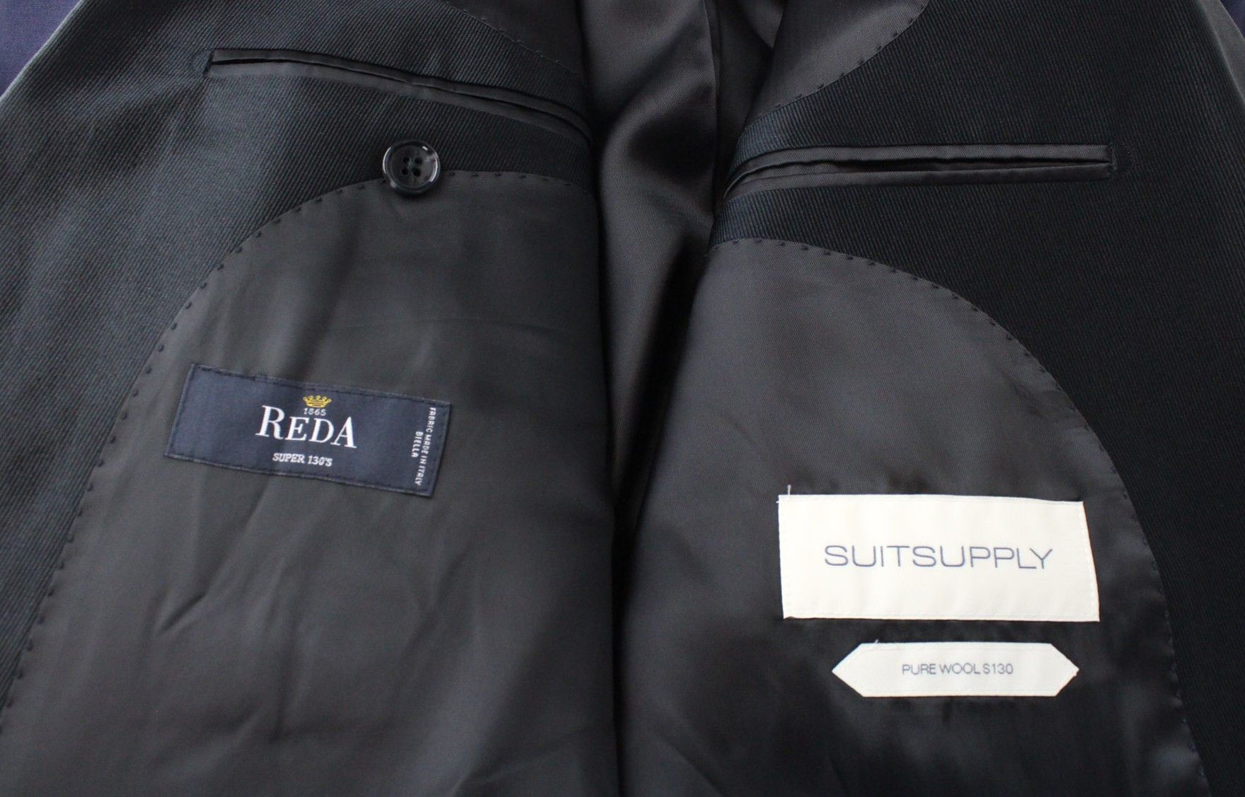 Suitsupply LAZIO UK40L Blue Wool S130 3 Piece Suit 67866 Size 40L - 8 Thumbnail