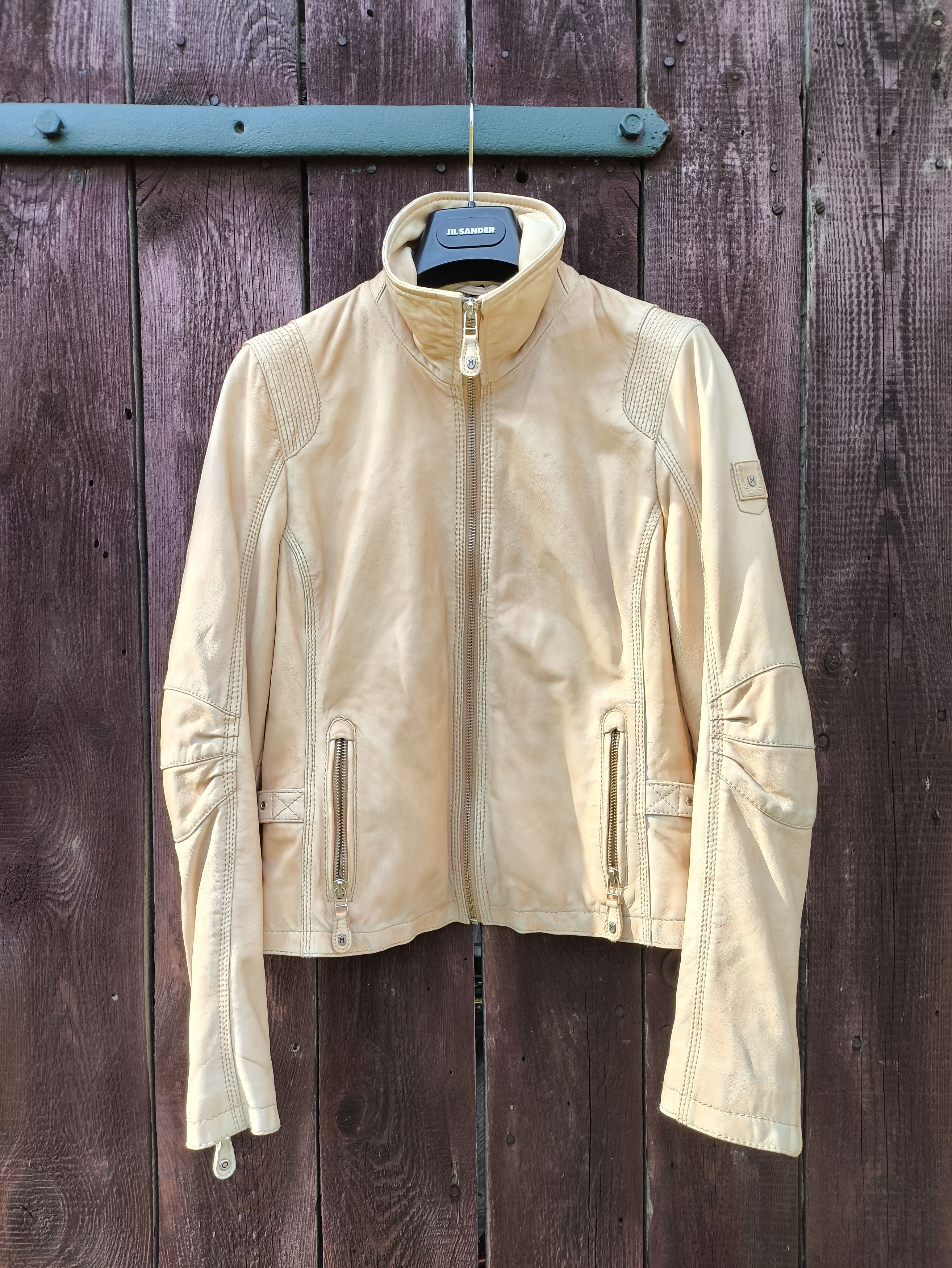 Leather Mauritius leather women's jacket S Size M / US 6-8 / IT 42-44 - 1 Thumbnail