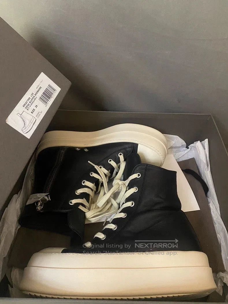 Rick Owens Rick Owens High-Top Platform Sneakers Size 39. Size US 6.5 / EU 39-40 - 7 Thumbnail