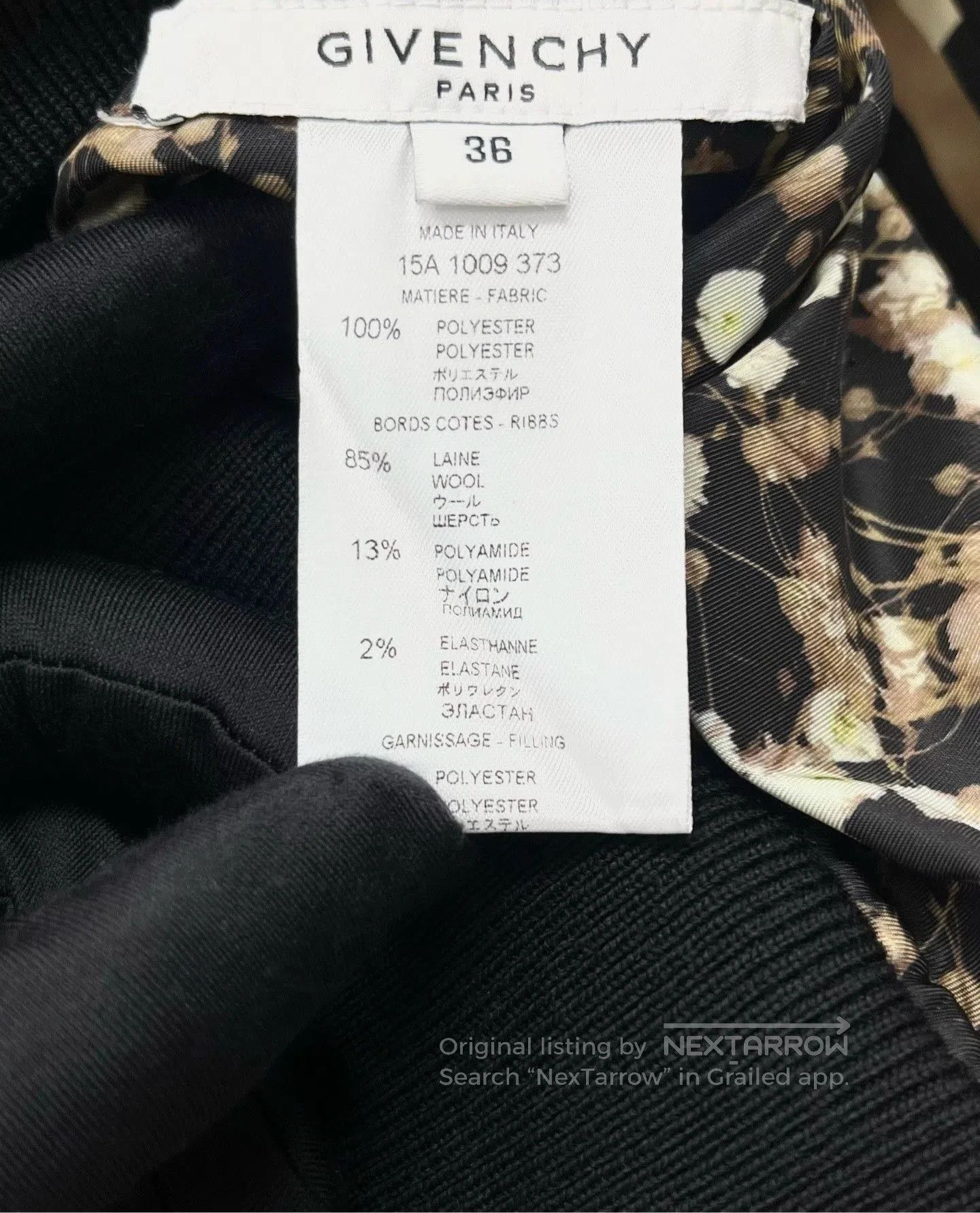 Givenchy Givenchy Camo Floral Reversible Flight Jacket. Size US M / EU 48-50 / 2 - 5 Thumbnail