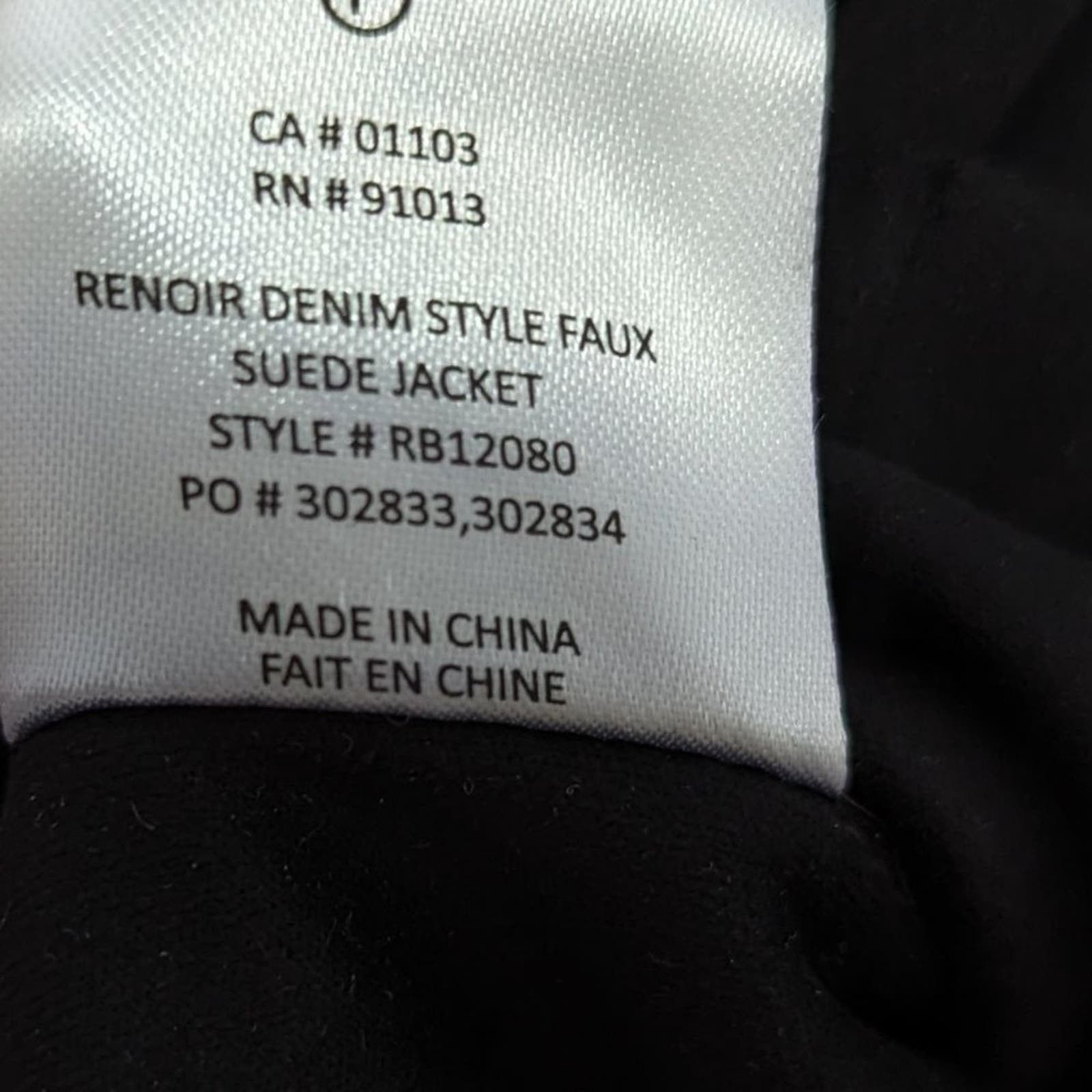 Robert Barakett Robert Barakett Black Renoir Denim Style Jacket Faux Suede S Size US S / EU 44-46 / 1 - 10 Preview
