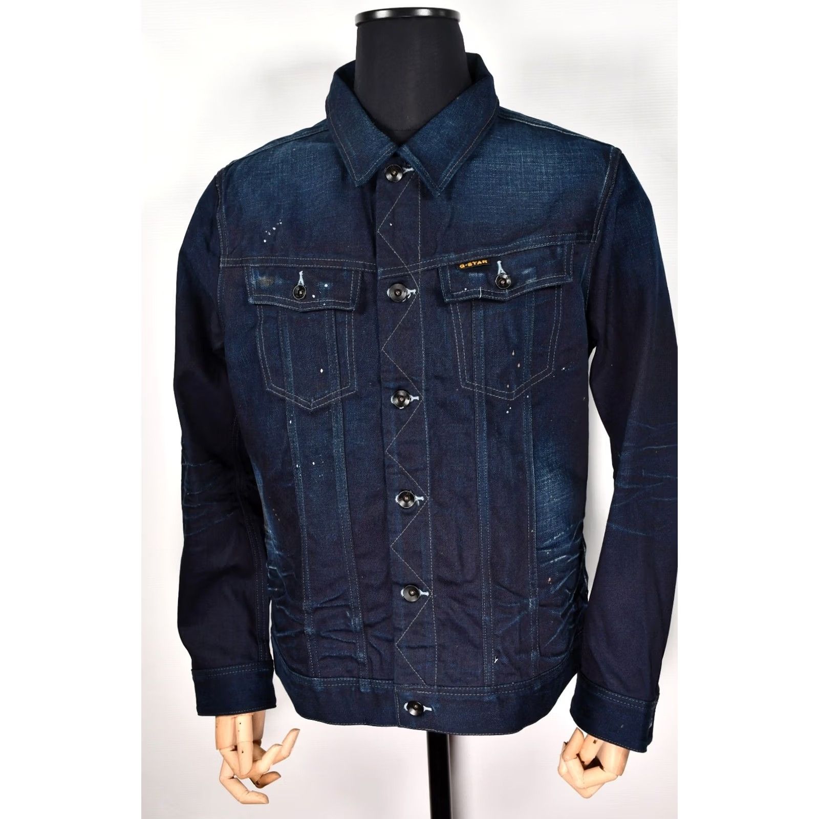 G-Star G-Star Slim Tailor Grit Denim 3D Raw Men's Denim Jacket 2XL Blue Slim 2XL Jacket Mens Denim Size US XXL / EU 58 / 5 - 2 Thumbnail
