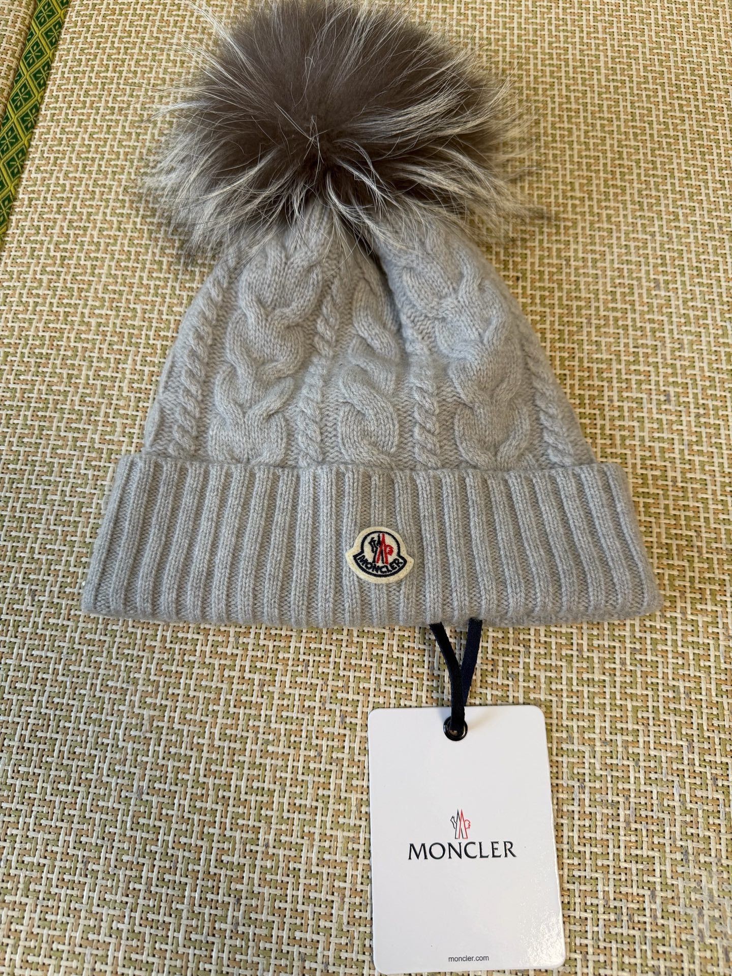 Moncler Moncler Knit Gray Hat one size Men Size ONE SIZE - 1 Thumbnail