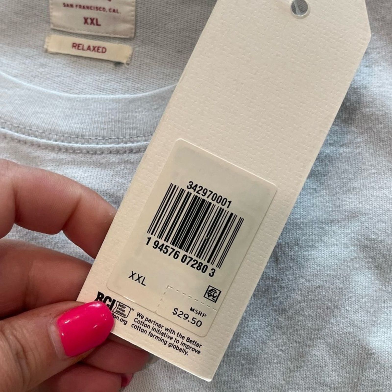 Levi's NWT Levi’s Relaxed 100% Cotton Sweatshirt Size XXL Size XXL / US 16-18 / IT 52-54 - 3 Thumbnail