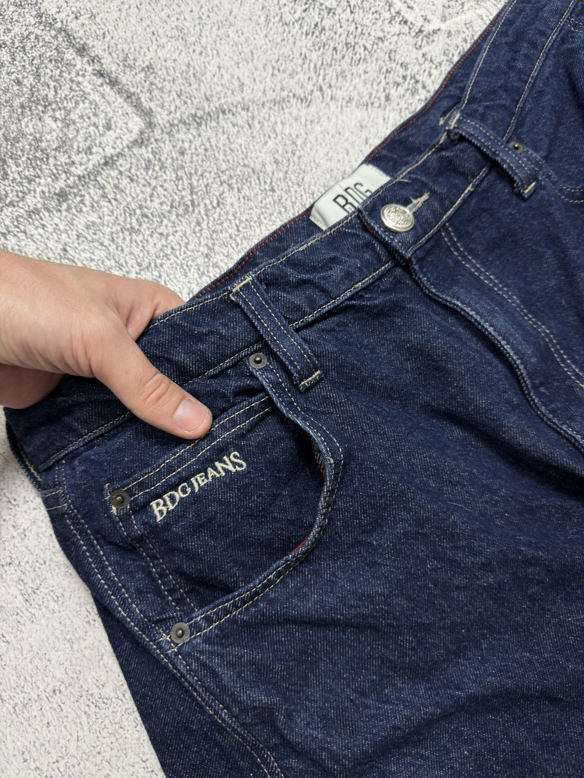 Bdg CRAZY BDG Baggy Loose Fit Jeans Y2K Pants Hype Size US 34 / EU 50 - 6 Thumbnail