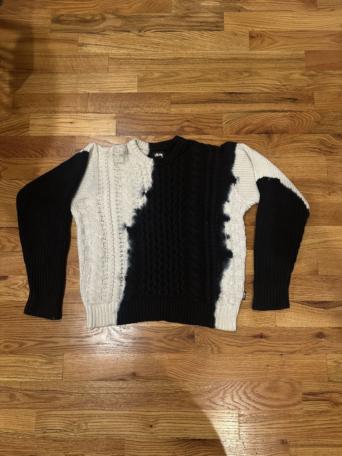 Stussy pigment dyed Fisherman Sweater