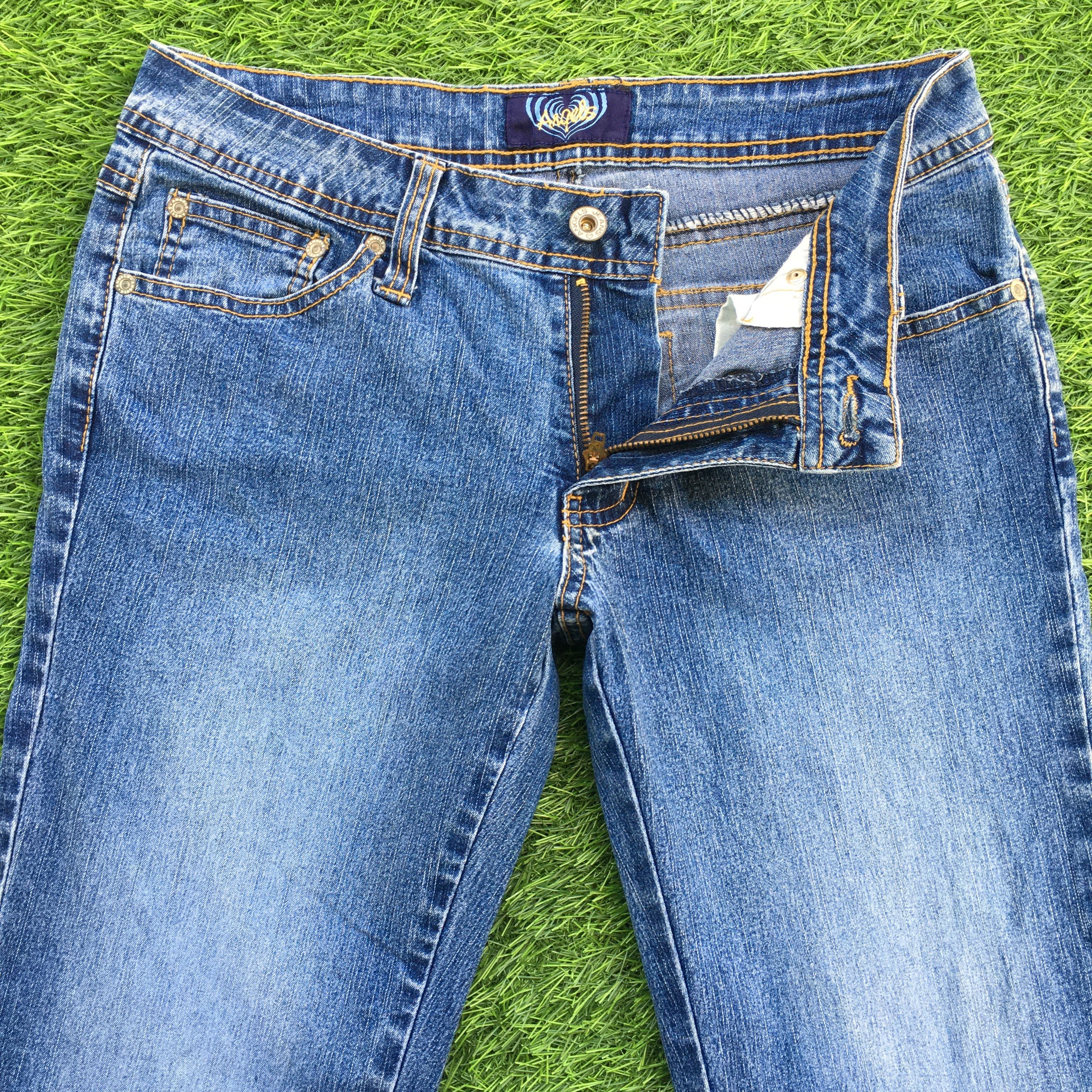 Designer × Jean Distressed Bootcut Stretch Jeans D-941 Size 26" / US 2 / IT 38 - 3 Thumbnail