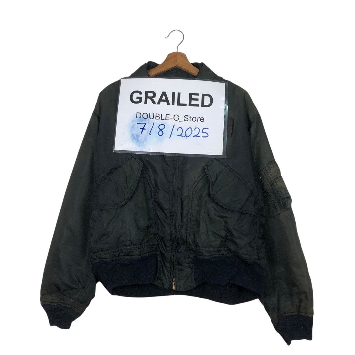 Japanese Brand 📌Vintage Military Bomber Jacket Ideal Zipper Buzz Ricksons Size US M / EU 48-50 / 2 - 1 Thumbnail