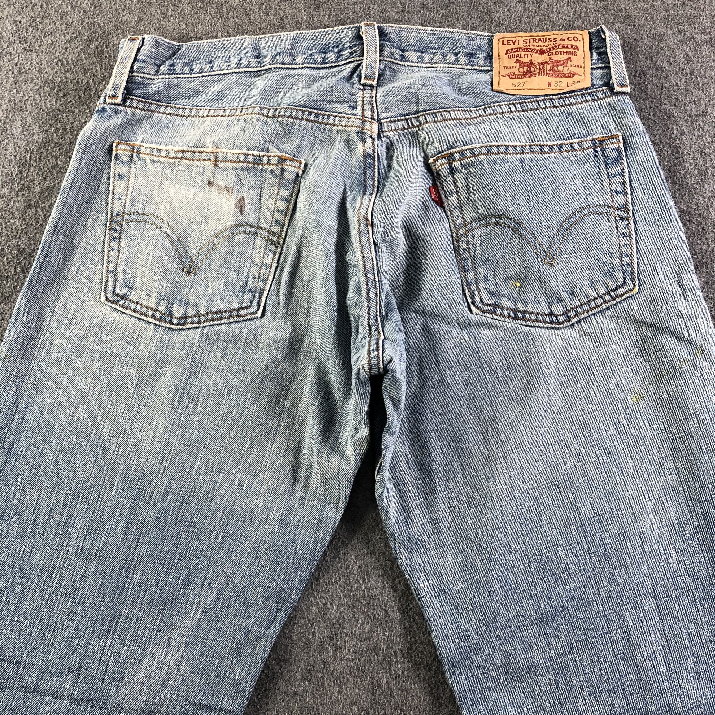 Levi's Vintage Blue Wash Levis 527 Jeans-J4258 Size US 33 - 4 Thumbnail