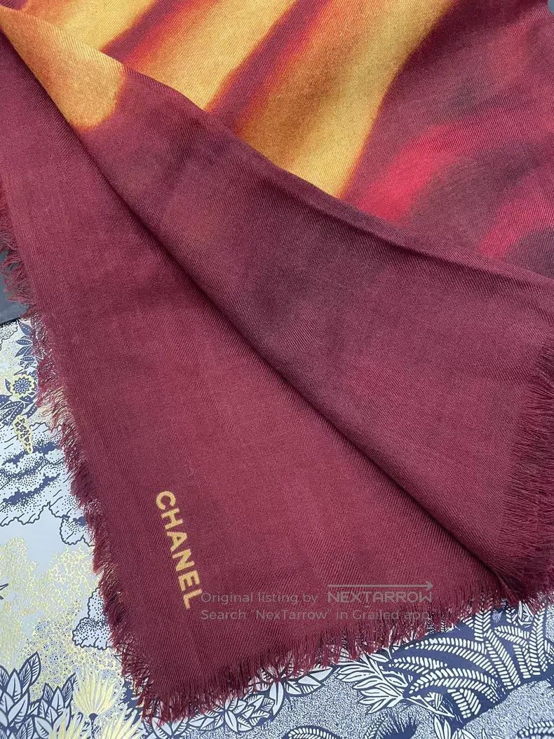 Chanel Chanel 26vic gift limited cashmere scarf shawl Size ONE SIZE - 3 Thumbnail