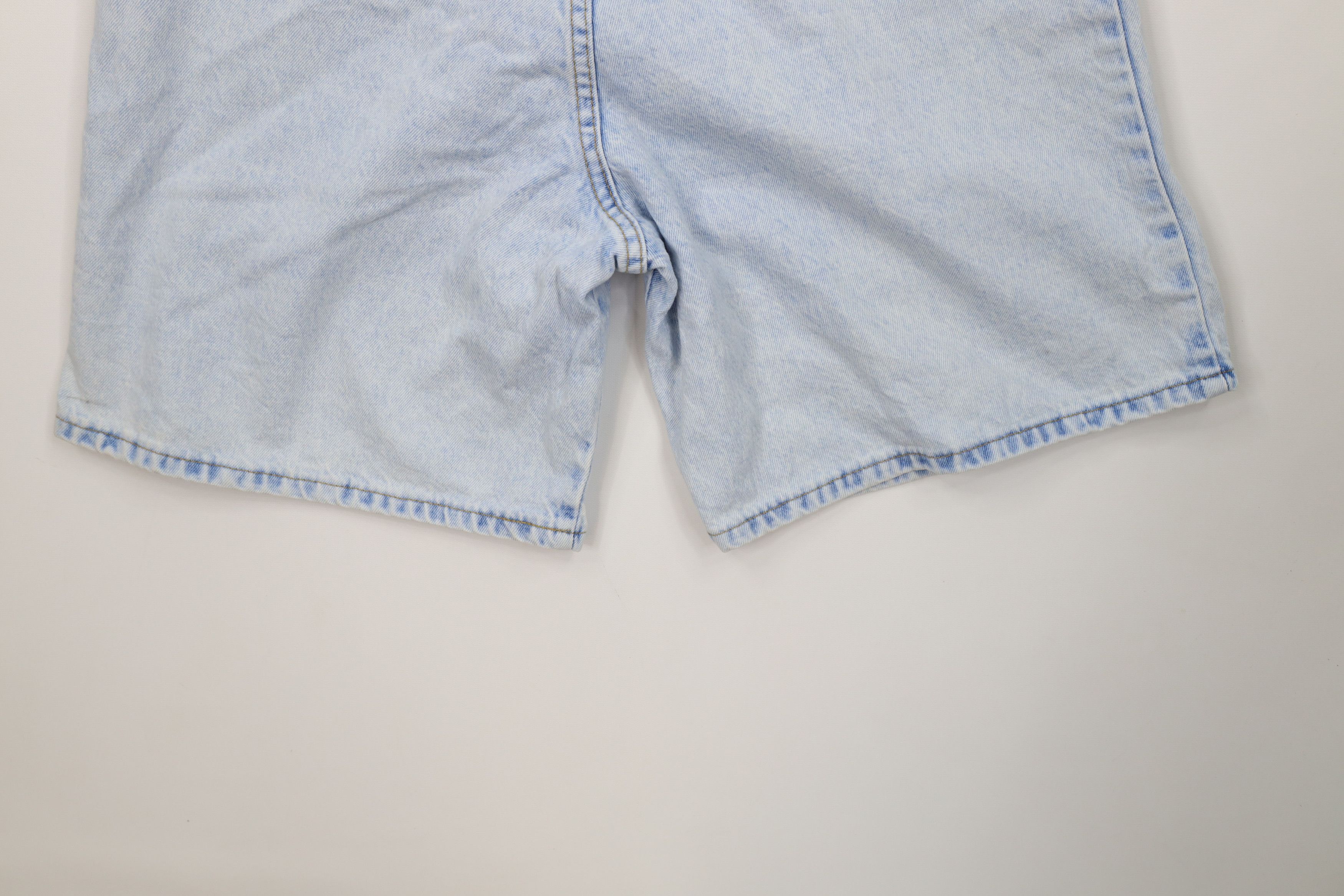 Lee Vintage 80s 90s Lee Wash High Waisted Denim Shorts Blue USA Size 32" / US 10 / IT 46 - 14 Thumbnail