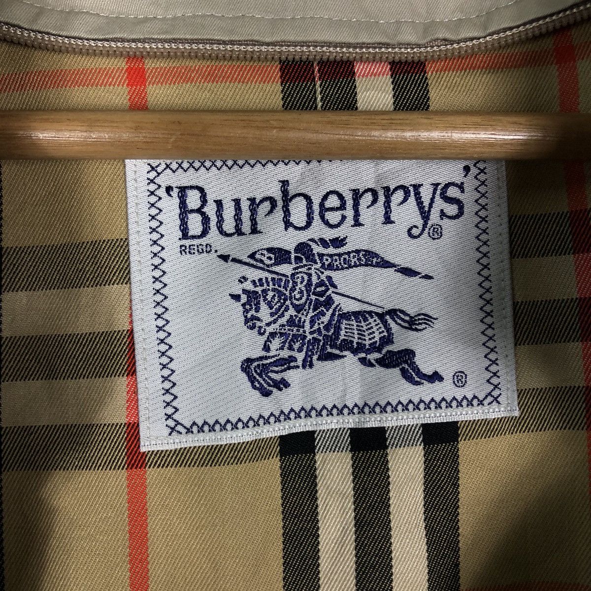Burberry 🔥Vtg Burberrys Long Jacket Nova Check Double Breast Size US M / EU 48-50 / 2 - 14 Thumbnail