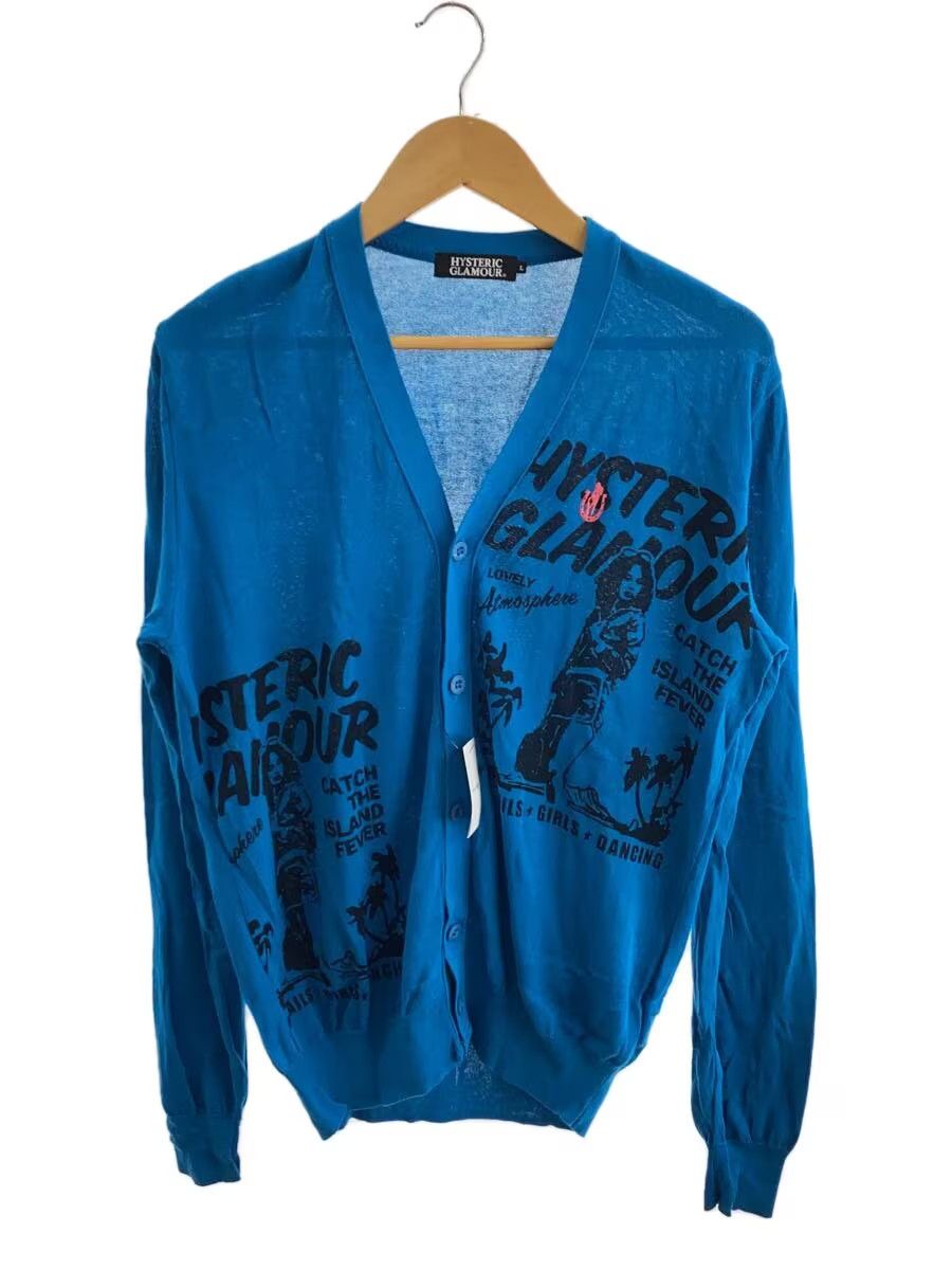 Hysteric Glamour Magazine Print Knit Cardigan Size US L / EU 52-54 / 3 - 1 Thumbnail