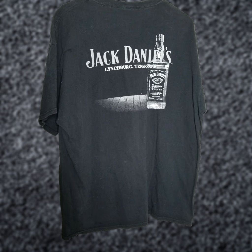 Doublet VINTAGE JACK DANIELS Shirt Mens XL Distressed Double-Sided Black 100% Cotton T-Shirt Mens XL Black Distressed Double-Sided Whiskey Logo Size US XL / EU 56 / 4 - 1 Thumbnail