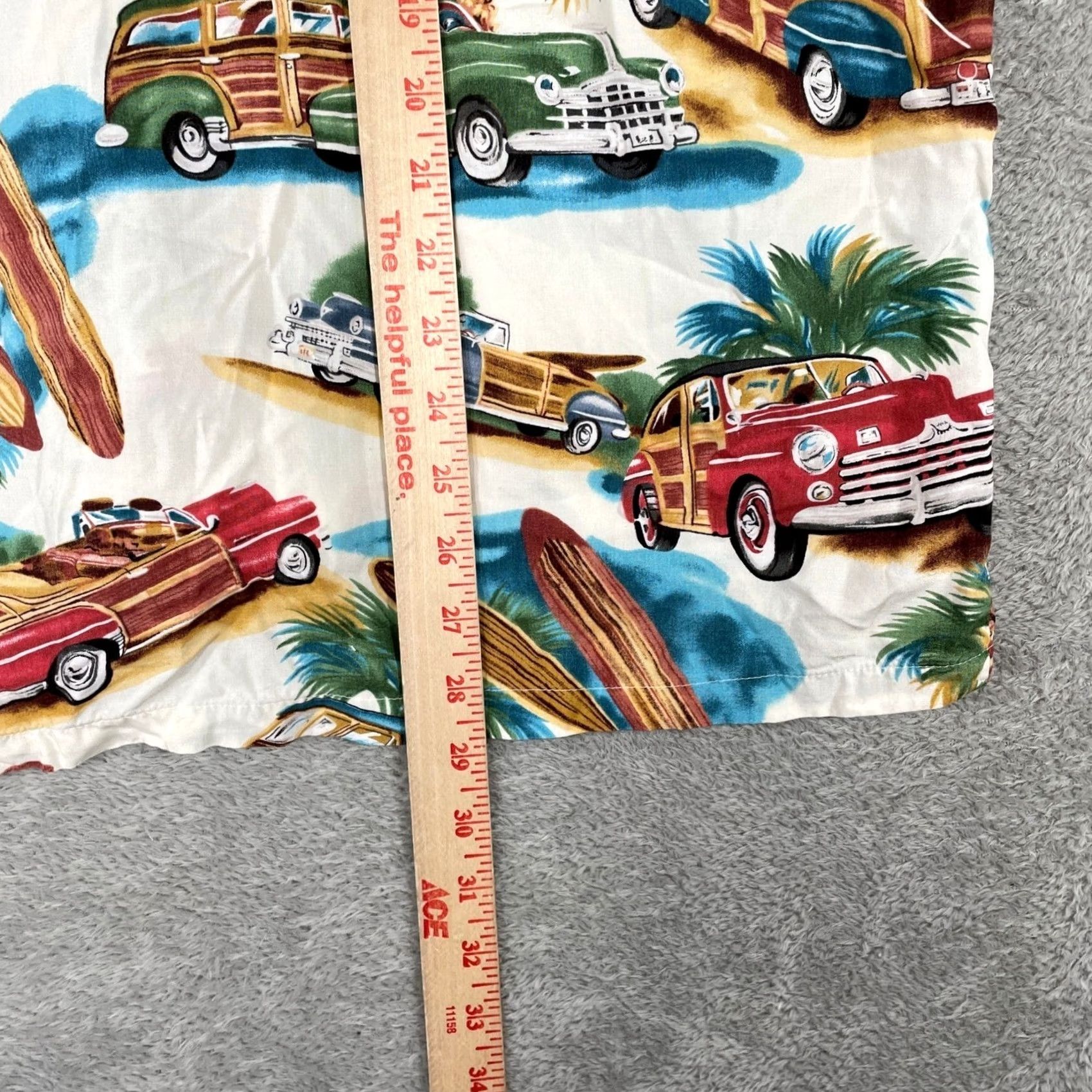 Vintage VINTAGE Diamond Head Sportswear Shirt Mens Large White Woody Wagon Surf Rayon Hawaiian Size US L / EU 52-54 / 3 - 7 Thumbnail