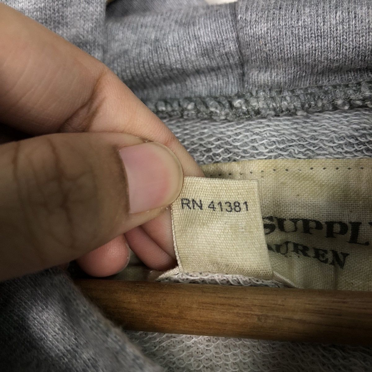 Denim & Supply Ralph Lauren 📌Acid Wash Design Hoodie Pull Over Denim & Supply RL Size US M / EU 48-50 / 2 - 18 Thumbnail
