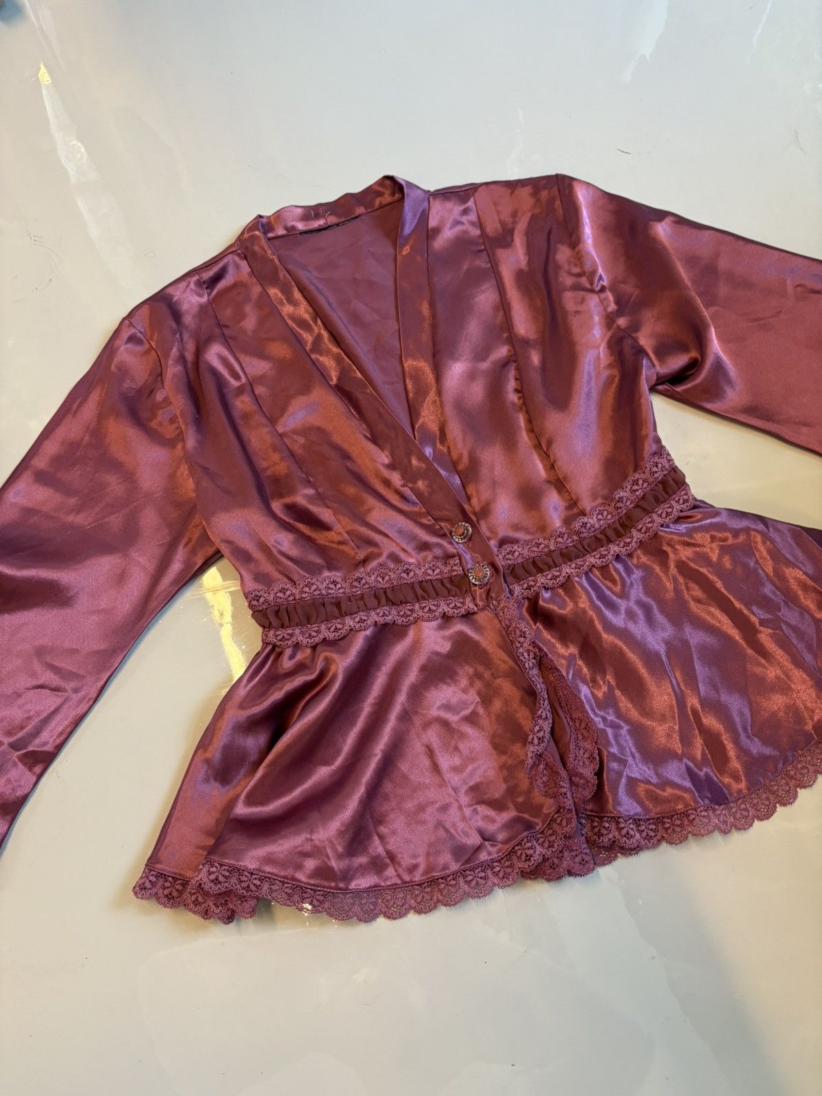 Vintage Y2k bluse Size S / US 4 / IT 40 - 5 Thumbnail