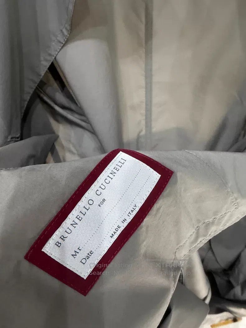 Brunello Cucinelli Brunello Cucinelli Double-breasted trench coat Size US M / EU 48-50 / 2 - 5 Thumbnail