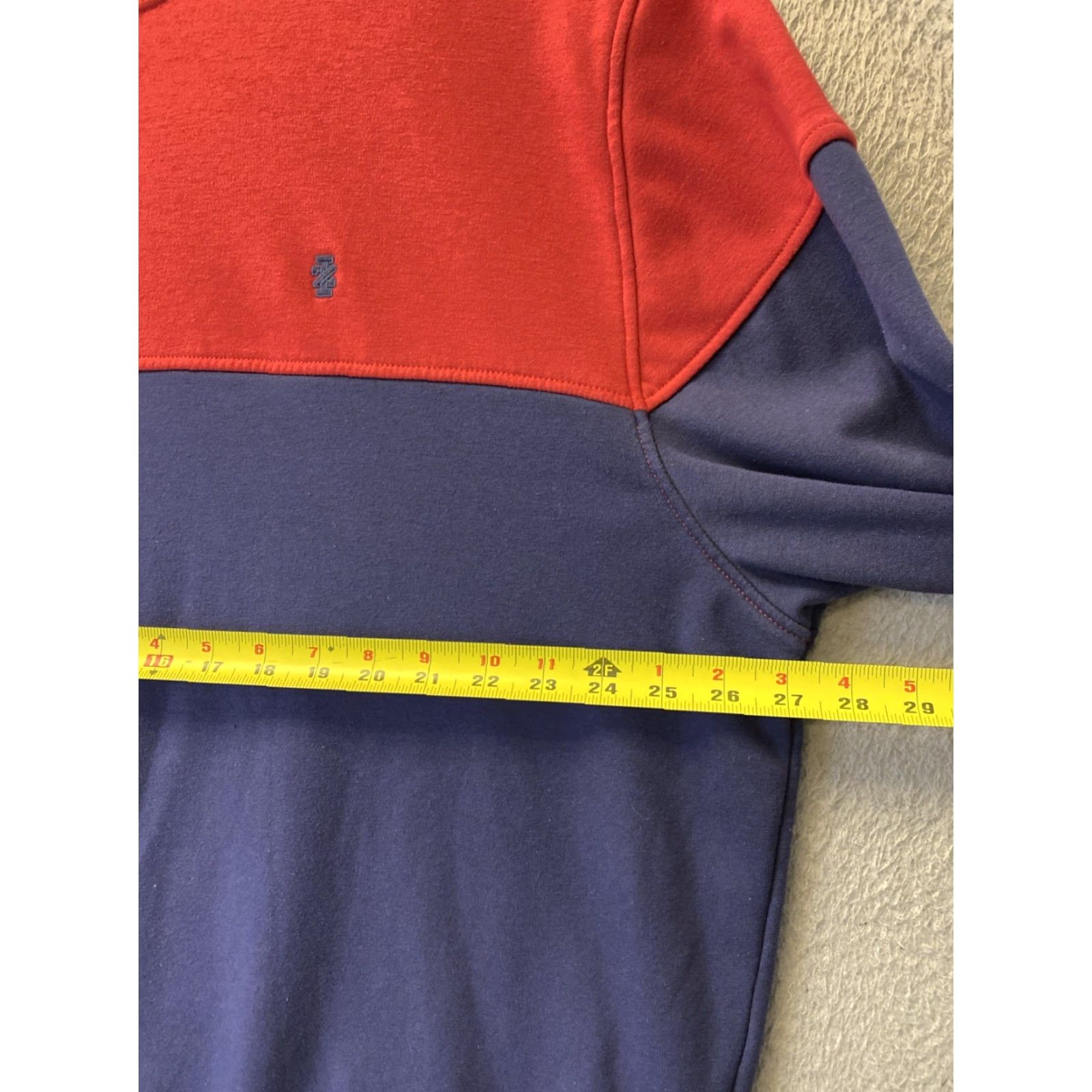 Izod IZOD Sweatshirt Mens XXL Colorblock Red Blue Crew Neck Fleece Pullover /0648 Size US XXL / EU 58 / 5 - 4 Thumbnail