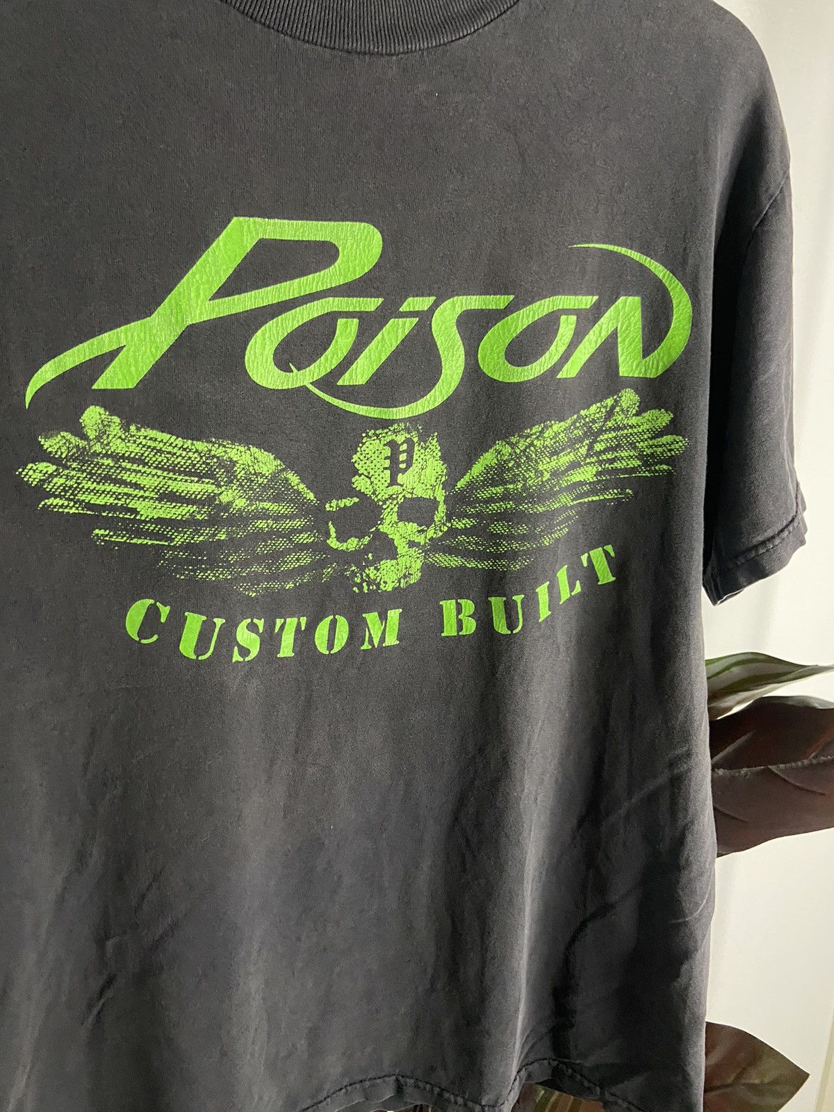 Band Tees × Vintage VINTAGE POISON CUSTOM BUILT X DISTRESS Size US M / EU 48-50 / 2 - 3 Thumbnail
