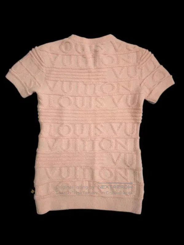 Louis Vuitton Louis Vuitton Short Sleeve Cotton Logo T. Size S / US 4 / IT 40 - 3 Thumbnail