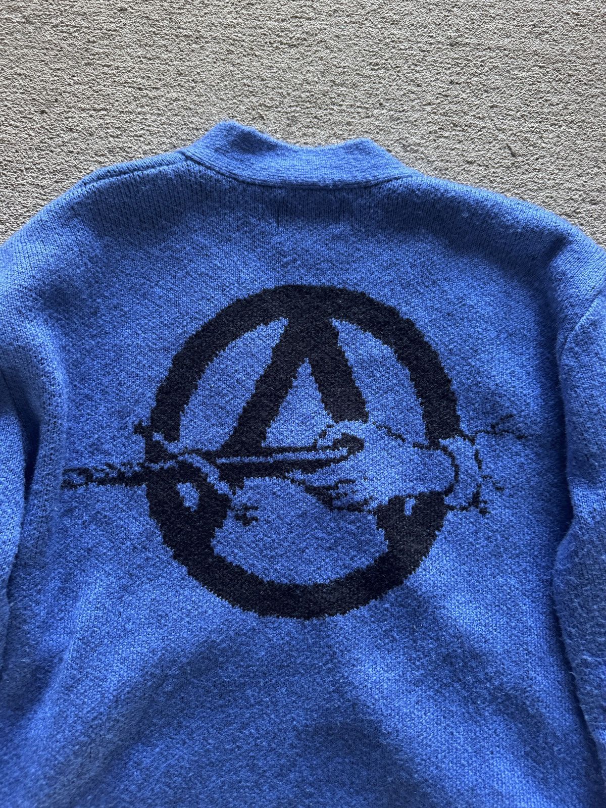 Absent × Fugazi Absent x Fugazi Blue Cardigan Size US M / EU 48-50 / 2 - 5 Thumbnail