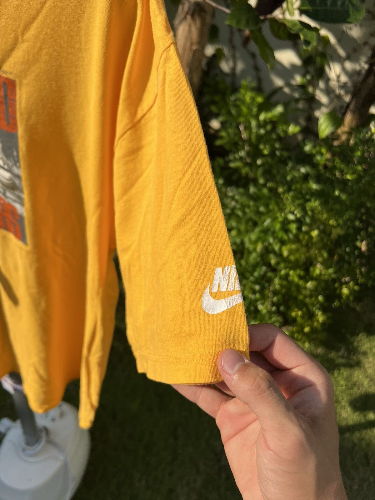 Nike × Vintage 90's NIKE RECORD BREAKERS BIG LOGO SWOOSH Y2K TEE RETRO RARE Size US L / EU 52-54 / 3 - 4 Thumbnail