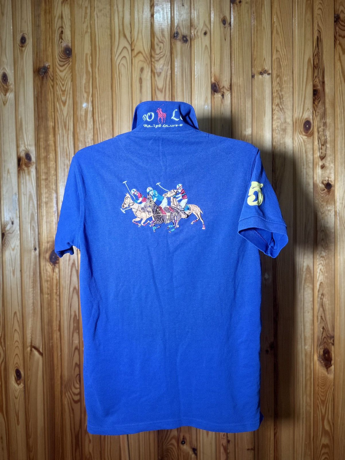 Polo Ralph Lauren Polo Ralph Lauren Y2KTriple Pony Horse Embroidered Shirt Size US XL / EU 56 / 4 - 14 Thumbnail