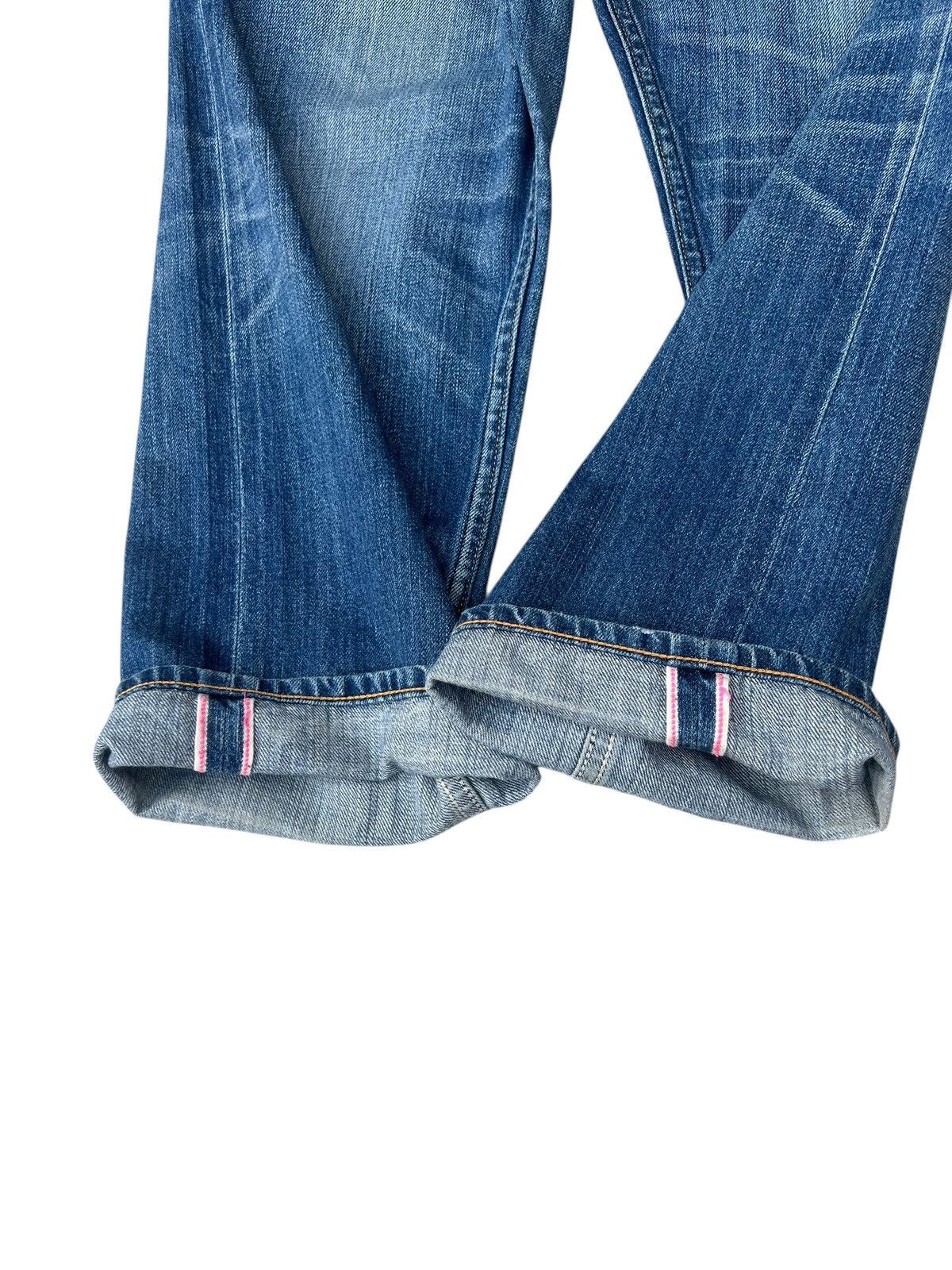 Fragment Design × Levi's 2009 Levi’s X Fragment Distress Selvedge Denim Cropped Jeans Size US 32 / EU 48 - 11 Thumbnail