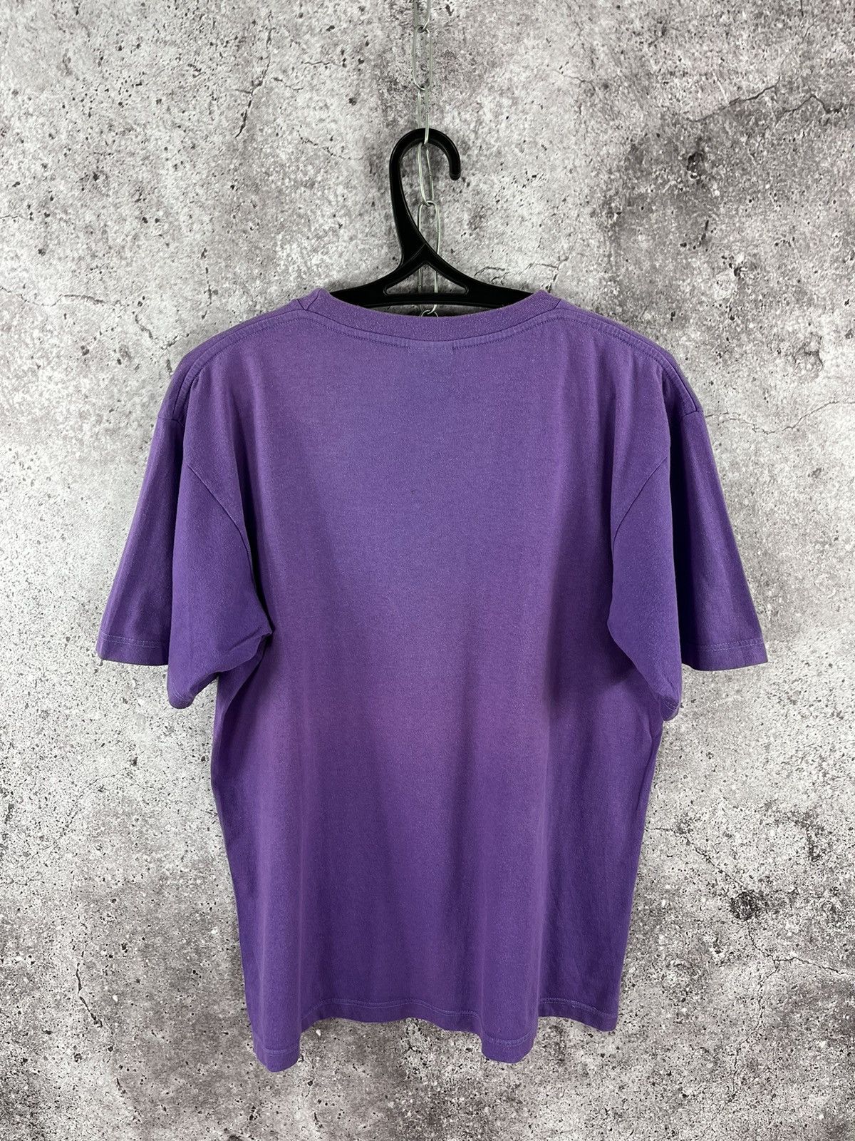 Nike × Vintage Vtg Nike 1990s Tee Spell Out Big Logo Y2K Purple Size M Size US M / EU 48-50 / 2 - 7 Thumbnail