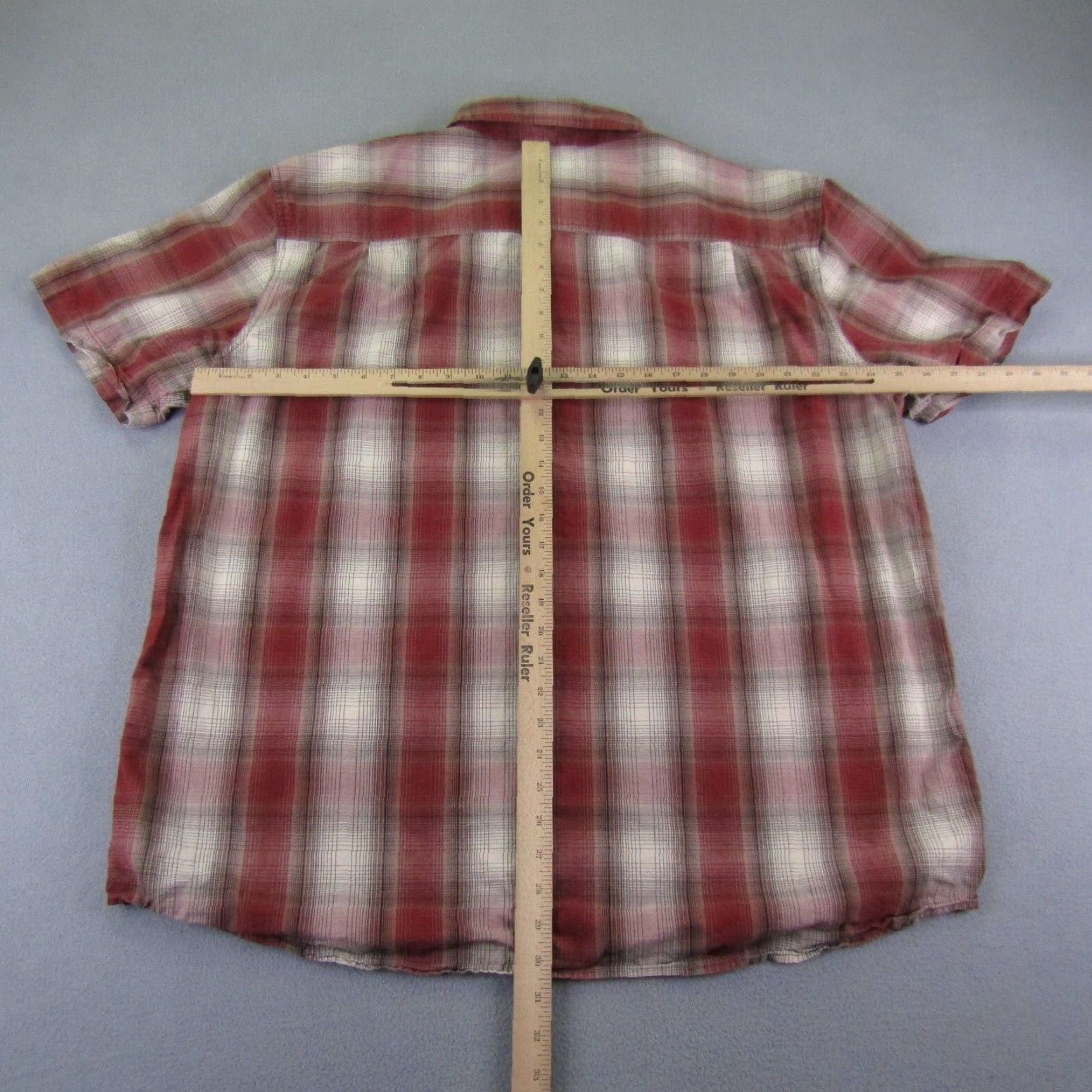 Carhartt VINTAGE Carhartt Button-Up Shirt Mens 2XL Red Plaid Relaxed Fit Short Sleeve Utility Button-Down Collared Size US XXL / EU 58 / 5 - 5 Thumbnail