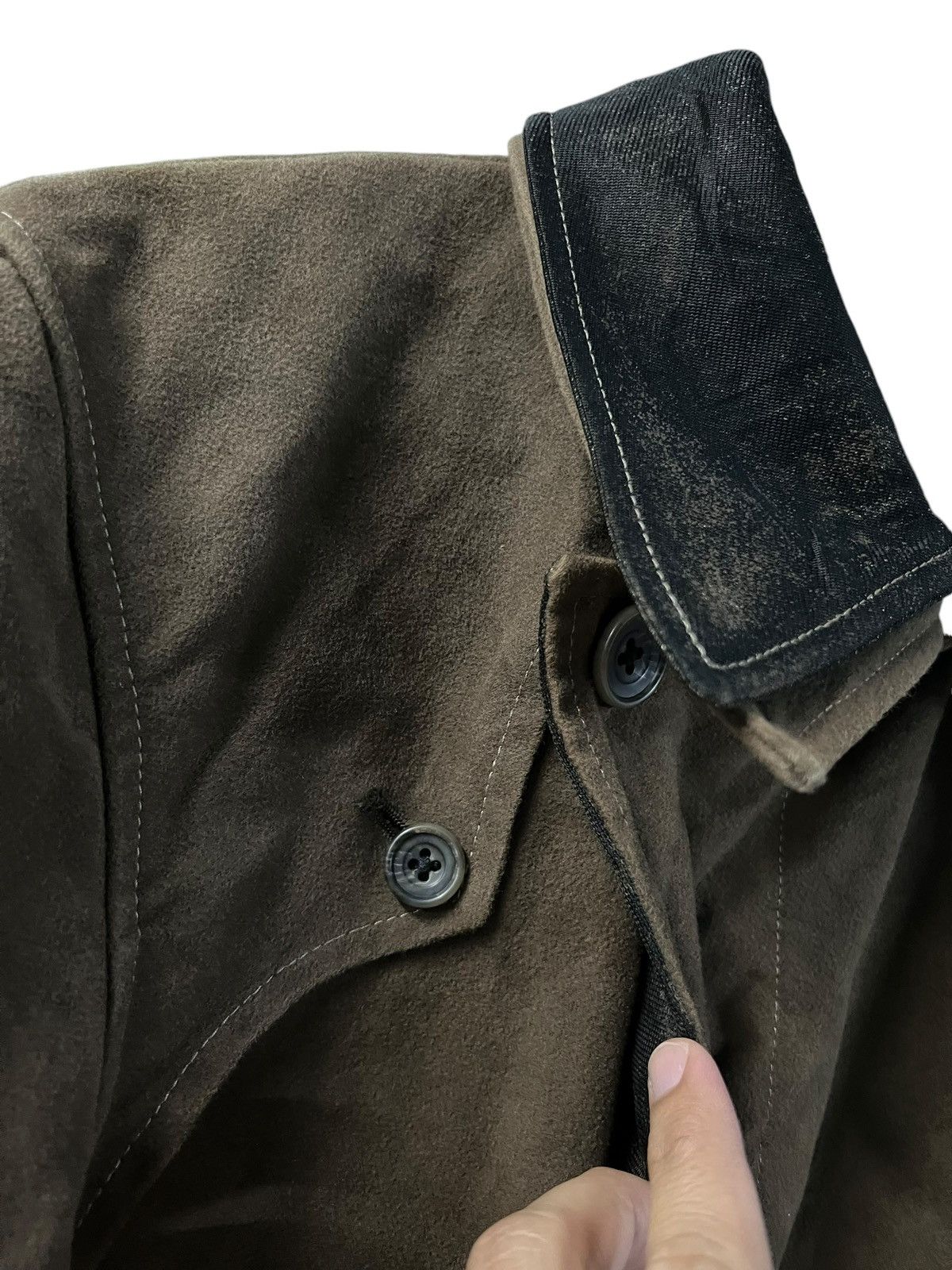 If Six Was Nine × Tornado Mart TORNADO MART MOLESKIN BELTED TRENCH COAT Size US S / EU 44-46 / 1 - 9 Thumbnail