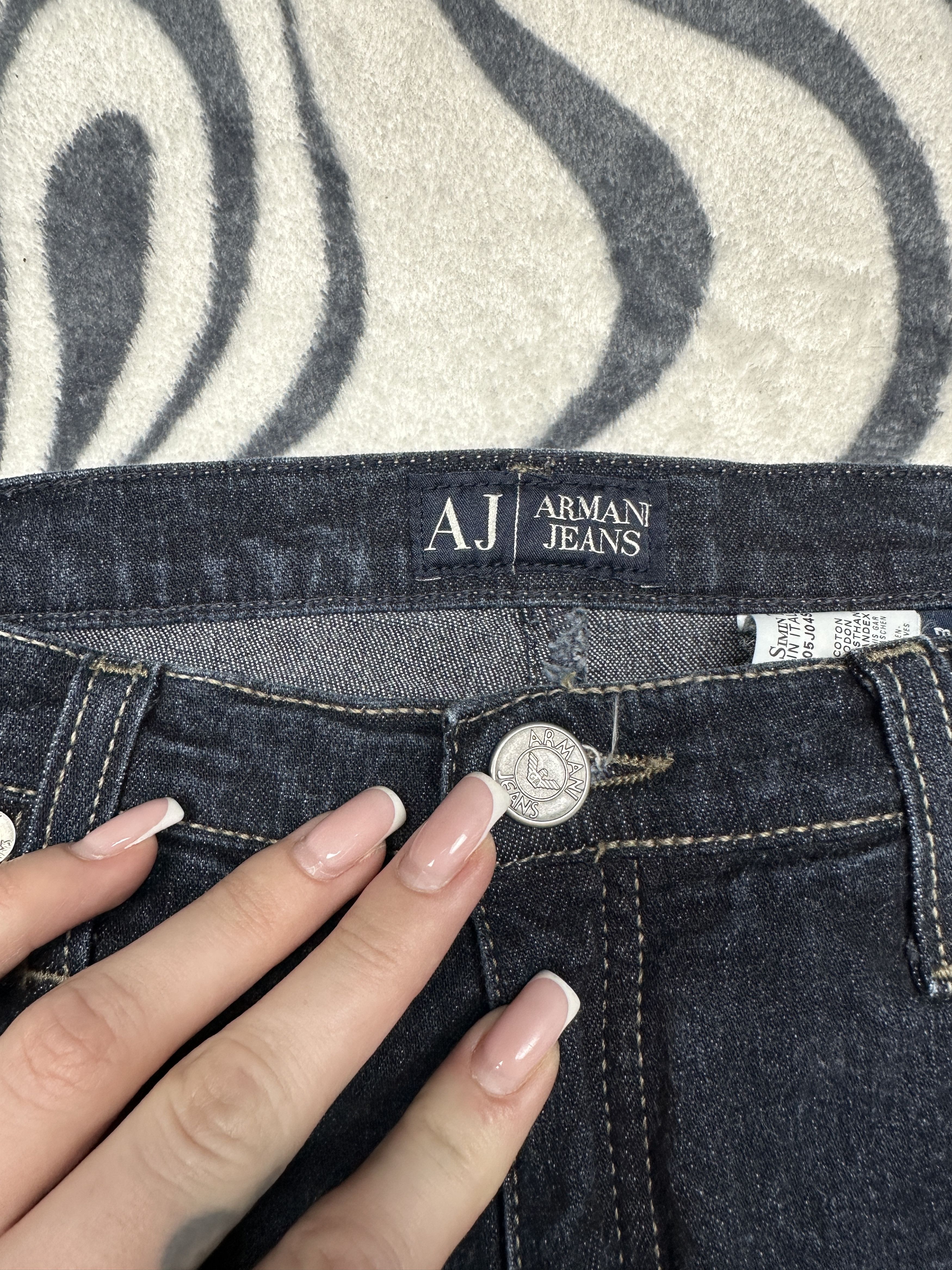 Armani Armani Jeans Mens Denim Pants Flared Jeans Size US 31 - 6 Thumbnail