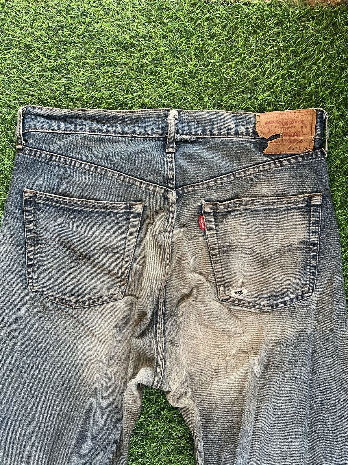 Levi's Vintage rare 90’s Levis distressed kurt cobain Size US 34 / EU 50 - 6 Thumbnail