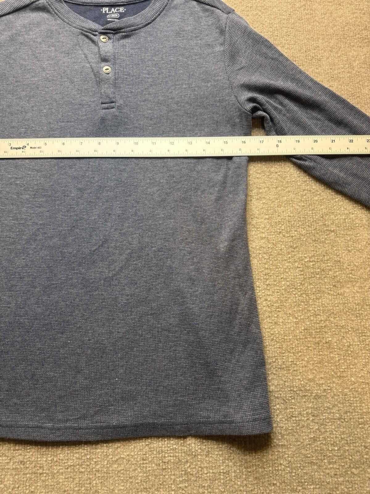 Other Children’s Place Boys L 10/12 Henley Thermal Waffle Knit 780 Size US XXS / EU 40 - 6 Thumbnail