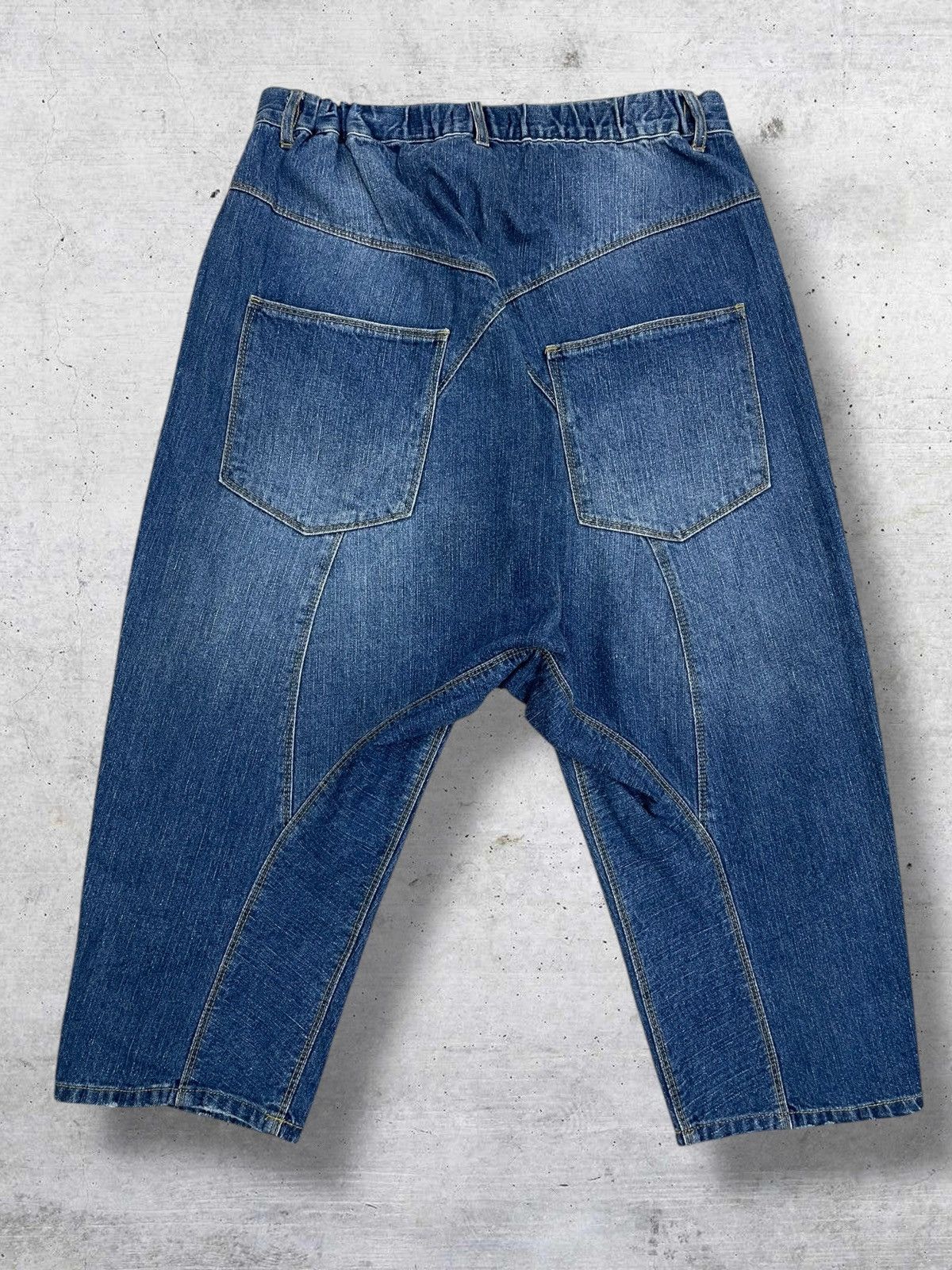 Kapital VINTAGE BIT BLUE 90S OG JAPAN DESIGNER PATCHWORK SHORT DENIM Size US 30 / EU 46 - 7 Thumbnail