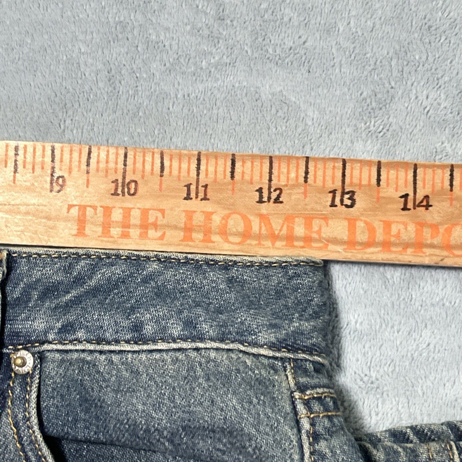 Forever 21 Tie Strap Beyond Baggy Jeans Ws 24 25x30 Wide Loose Grunge Size 25" / US 0 / IT 36 - 12 Thumbnail