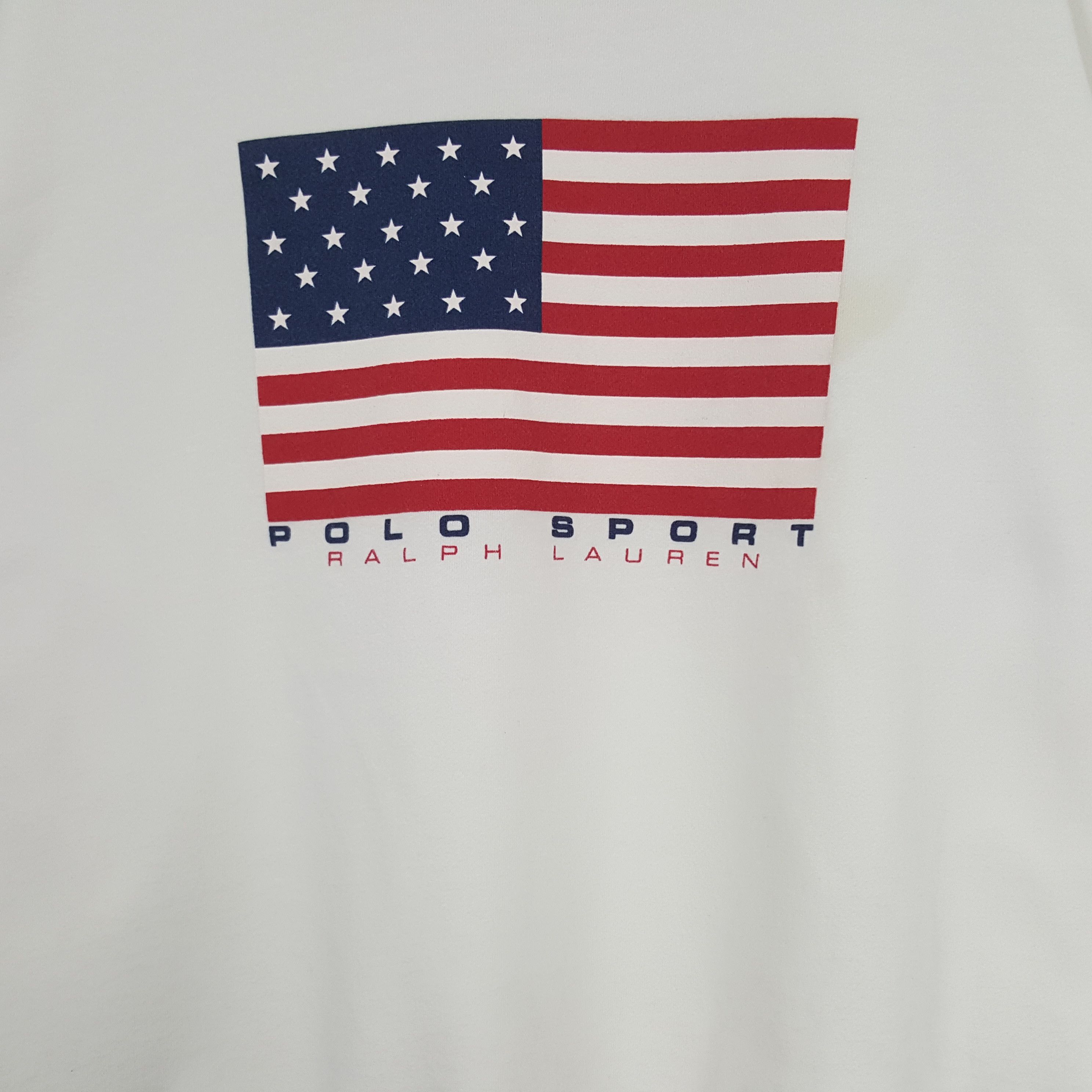 Polo Ralph Lauren × Ralph Lauren × Vintage Vintage Polo Sport by Ralph Lauren Luxury Brand Sweatshirt Size US XL / EU 56 / 4 - 2 Thumbnail