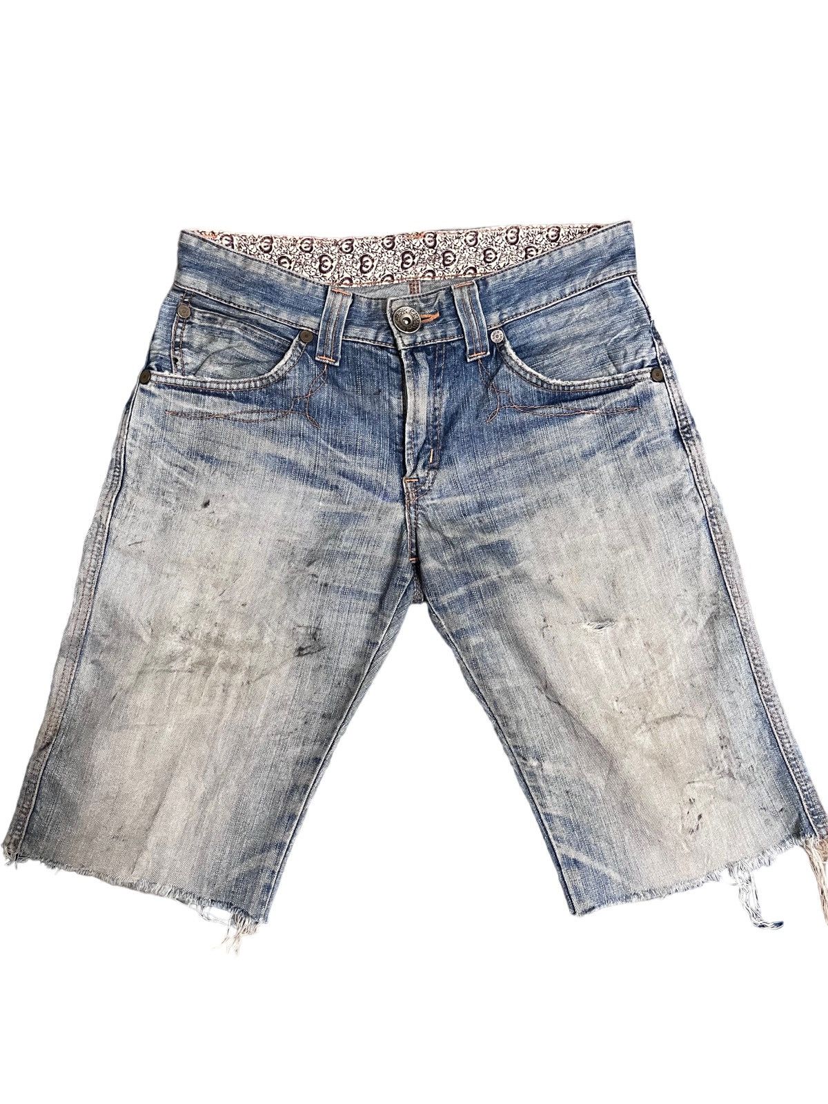 Edwin × Japanese Brand Vintage Edwin 503 blue Trip Distressed Style Denim Size US 30 / EU 46 - 1 Thumbnail