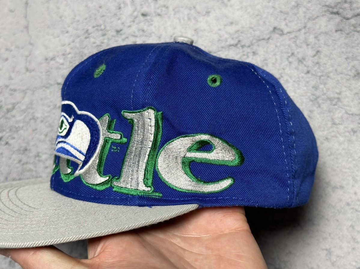Logo 7 Vintage Seattle Seahawks NFL Logo 7 Cap Size ONE SIZE - 7 Thumbnail