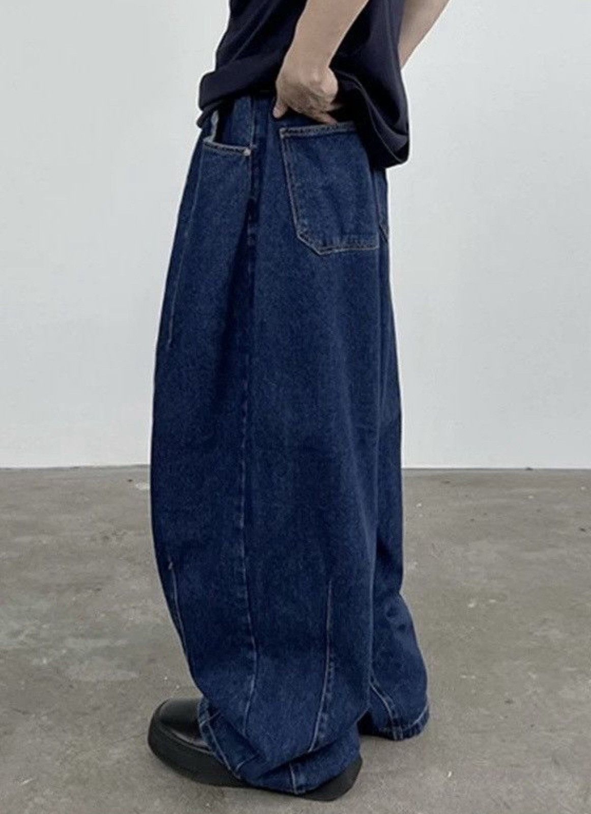 Japanese Brand × Vintage Retro punk balloon baggy loose jeans pants Size US 30 / EU 46 - 3 Thumbnail