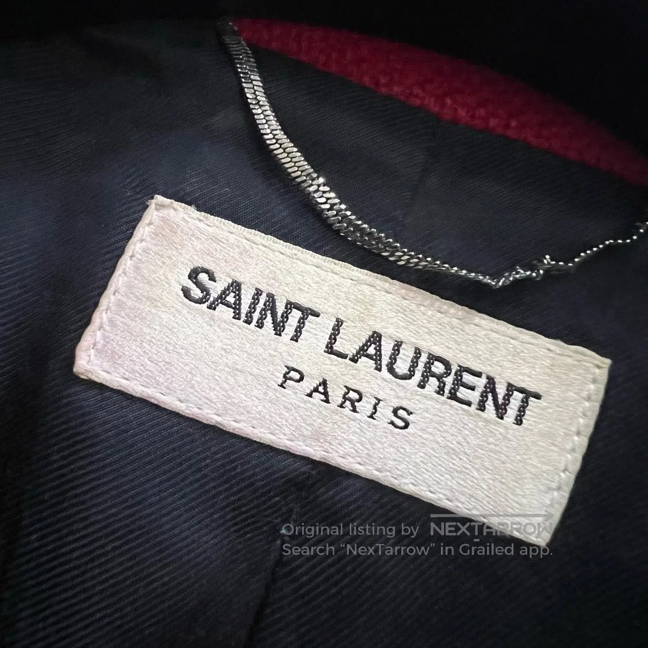 Saint Laurent Paris red leopard print baseball jacket. Size US L / EU 52-54 / 3 - 2 Thumbnail