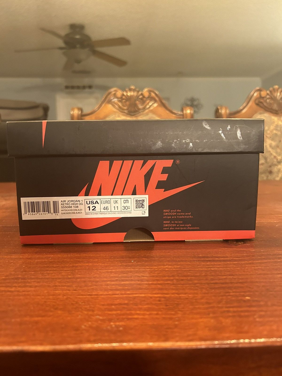 Jordan Brand × Nike Air Jordan 1 Retro High OG Stage Haze Size US 12 / EU 45 - 8 Thumbnail