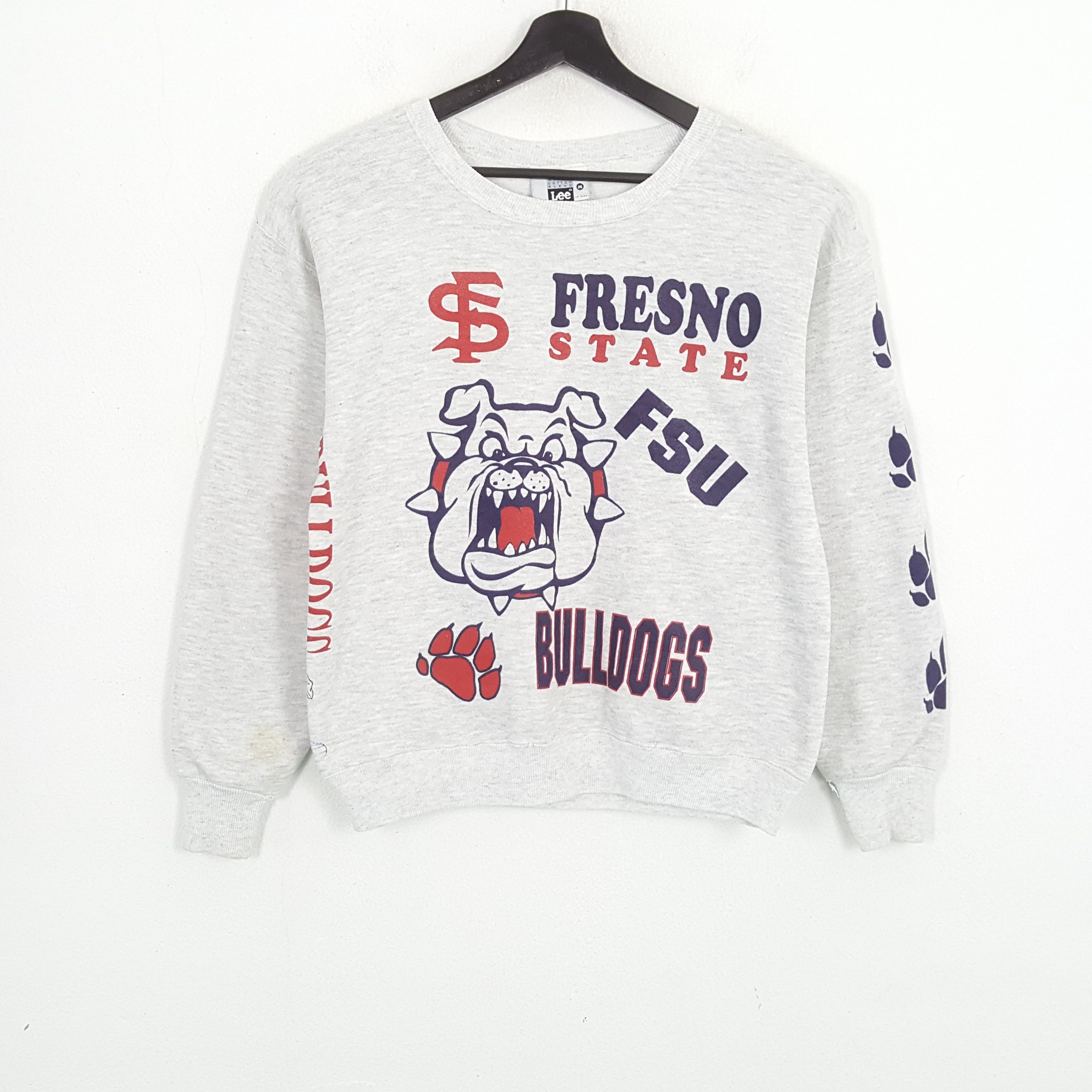 Lee × Vintage FRESNO STATE BULLDOGS Vintage LEE Sweatshirt Size US M / EU 48-50 / 2 - 1 Thumbnail
